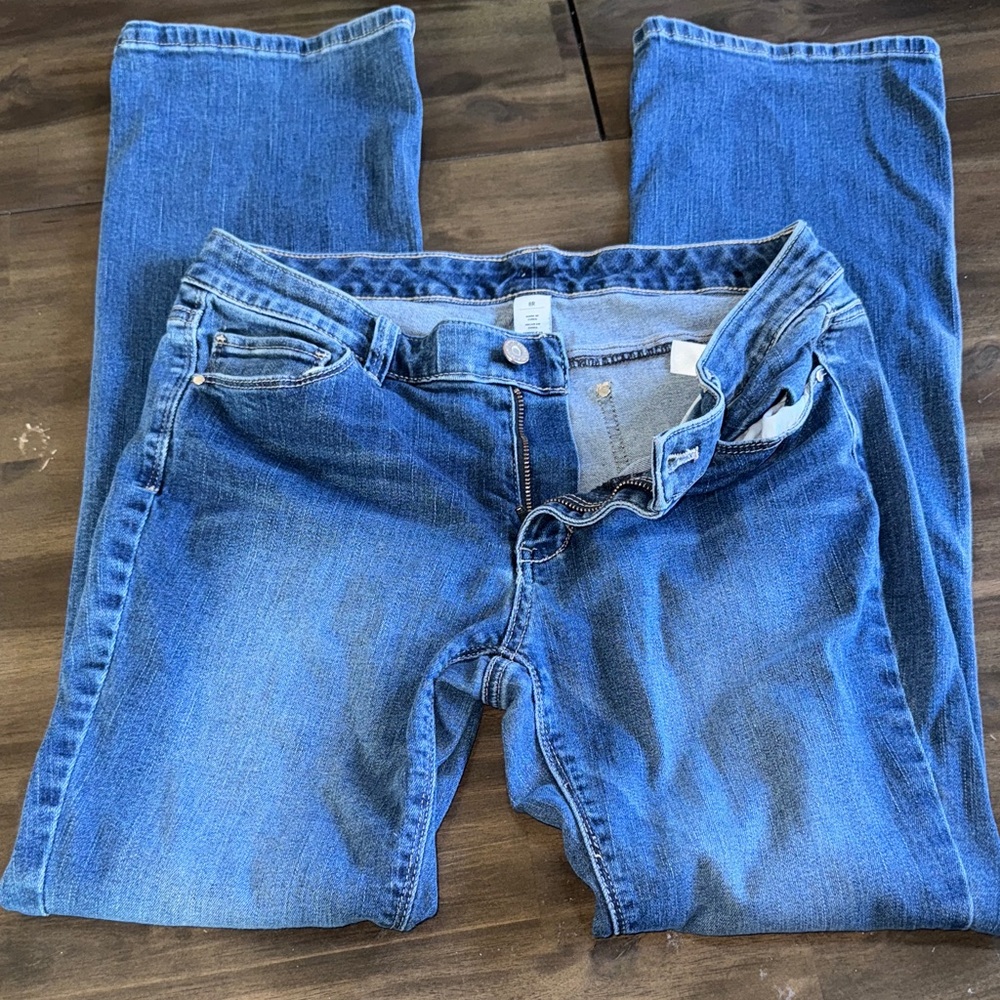 White House Black Market Blue Straight Leg Jeans